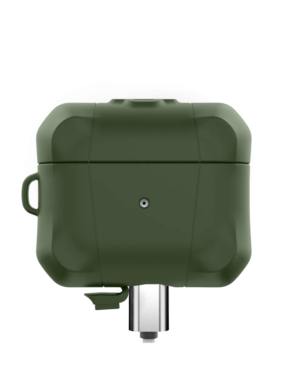 Itskins Spectrum Solid Series Case For Airpods 3 - Olive Green - Tashqila Itskins Spectrum Solid Series Case For Airpods 3 - Olive Green - Tashqila